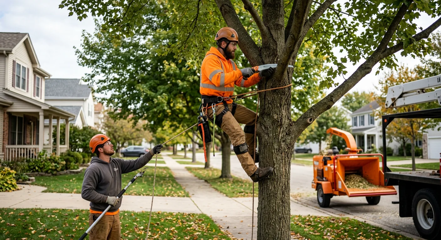 Batavia Tree Service Elite team completing a Tree Service service visit in Batavia, IL