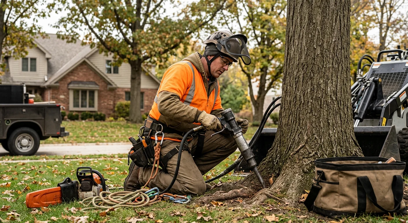 Batavia Tree Service Elite technician testing system performance